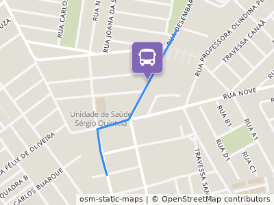 Mapa da parada