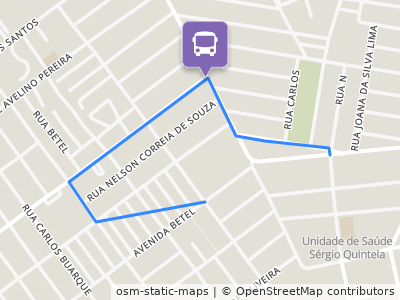 Mapa da parada