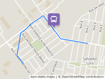 Mapa da parada