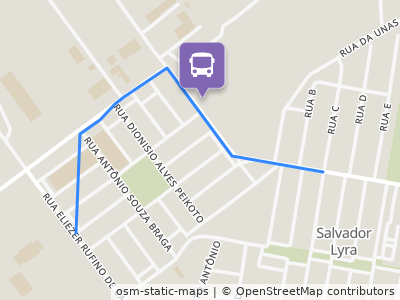 Mapa da parada