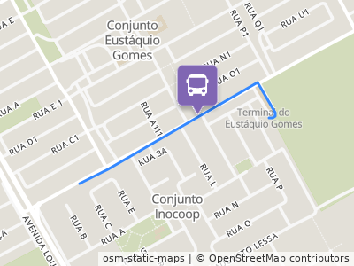 Mapa da parada