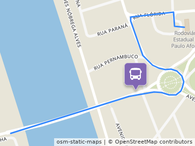 Mapa da parada