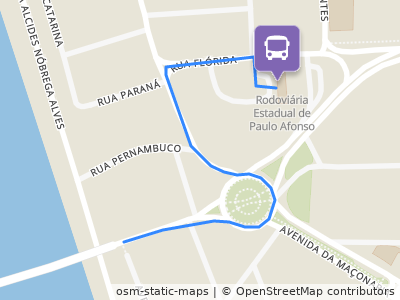 Mapa da parada