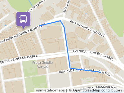 Mapa da parada