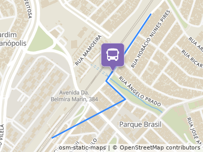 Mapa da parada