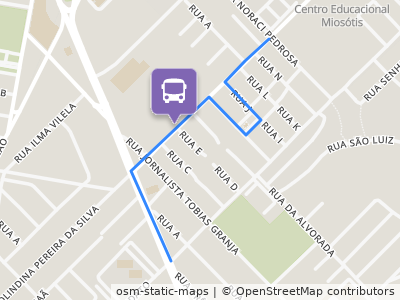 Mapa da parada