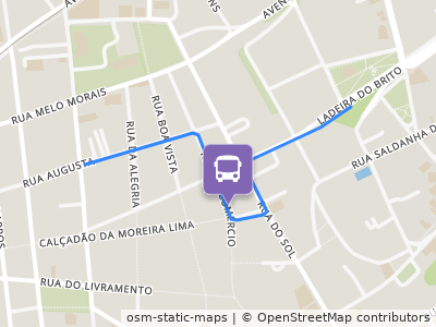 Mapa da parada