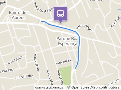 Mapa da parada