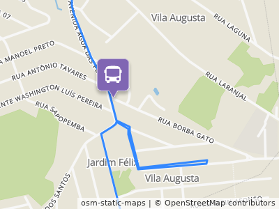 Mapa da parada