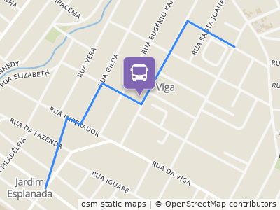 Mapa da parada