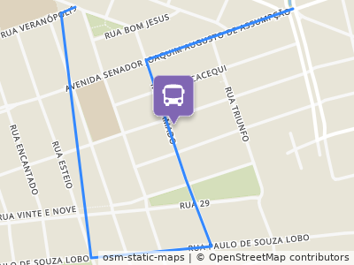 Mapa da parada