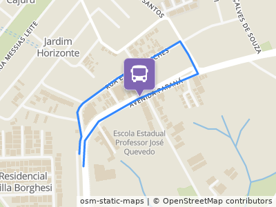 Mapa da parada