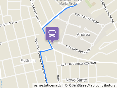 Mapa da parada