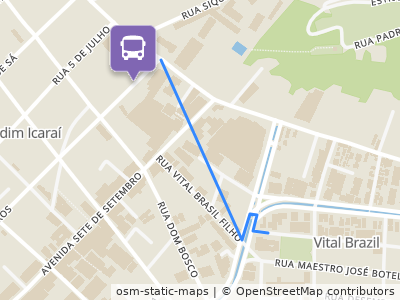 Mapa da parada