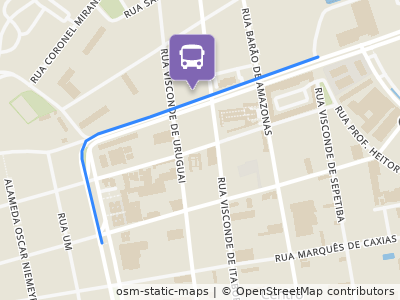 Mapa da parada