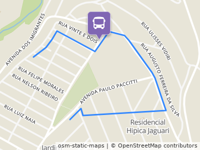Mapa da parada