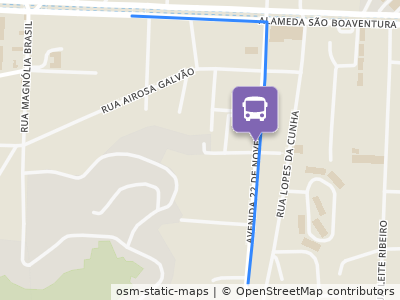 Mapa da parada