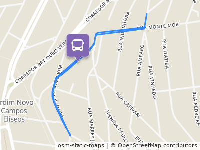 Mapa da parada