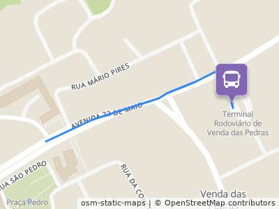 Mapa da parada