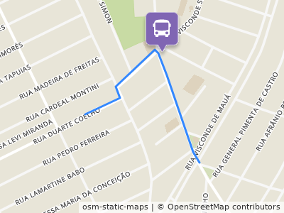 Mapa da parada