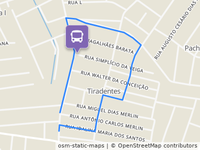 Mapa da parada