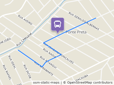 Mapa da parada