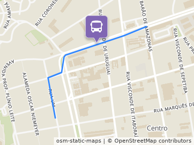 Mapa da parada