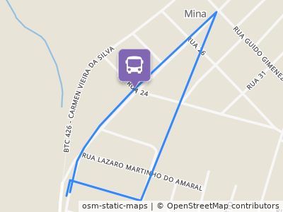 Mapa da parada
