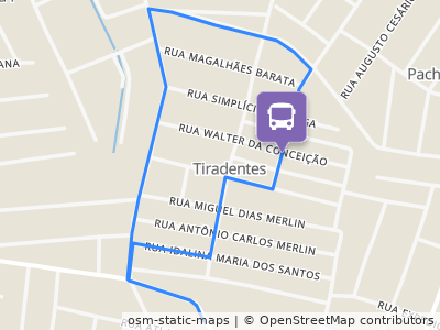 Mapa da parada
