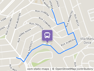 Mapa da parada