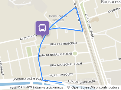 Mapa da parada