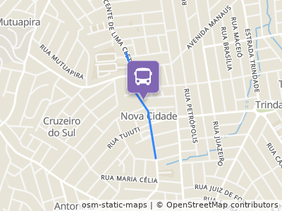 Mapa da parada