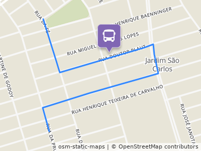 Mapa da parada