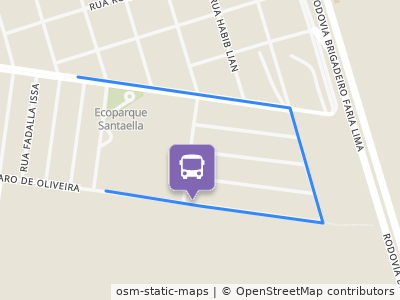 Mapa da parada