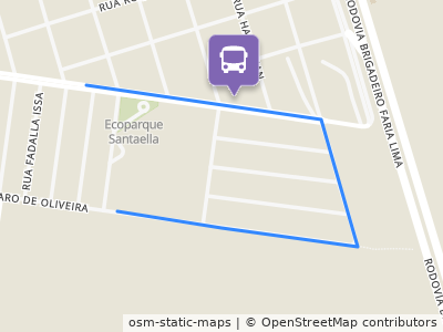 Mapa da parada