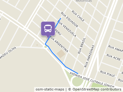 Mapa da parada