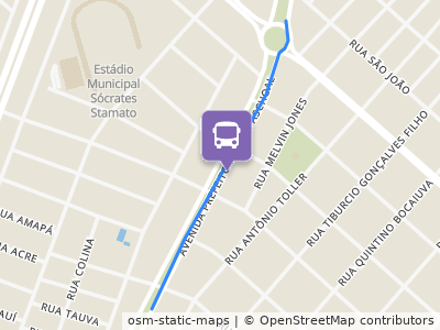 Mapa da parada