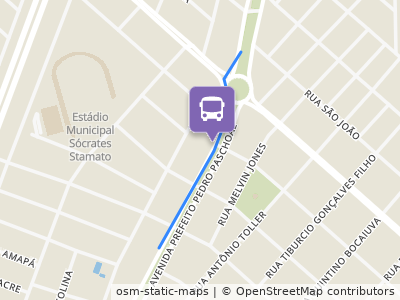 Mapa da parada
