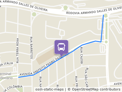 Mapa da parada