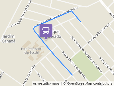 Mapa da parada