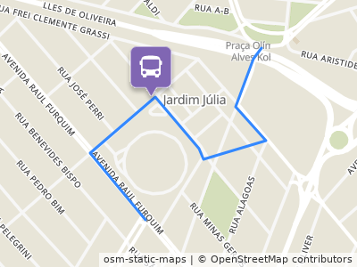 Mapa da parada