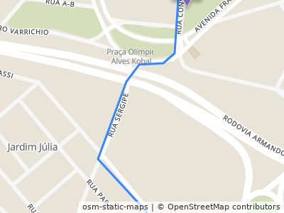 Mapa da parada