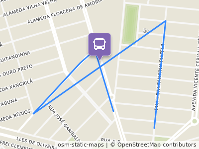 Mapa da parada