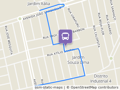 Mapa da parada