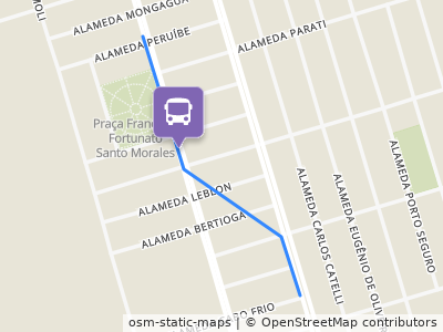 Mapa da parada
