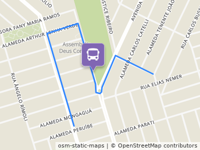 Mapa da parada