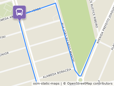 Mapa da parada