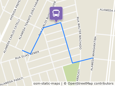 Mapa da parada