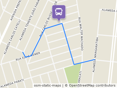 Mapa da parada