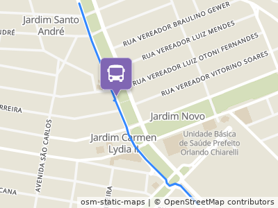 Mapa da parada